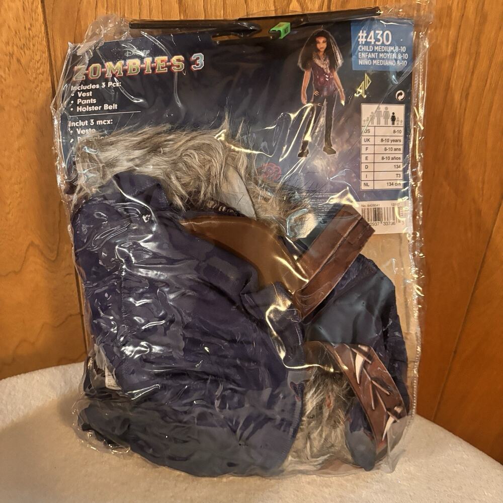 Disney Zombies 3 Willa Girls Halloween Costume Child Medium 8-10 Werewolf - Picture 5 of 6